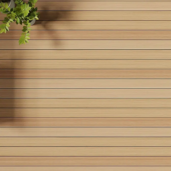 Terrassendiele - 300 x 14,3 x 2,7 cm, Lärche, Beidseitig geriffelt - Stimmungsaufnahme