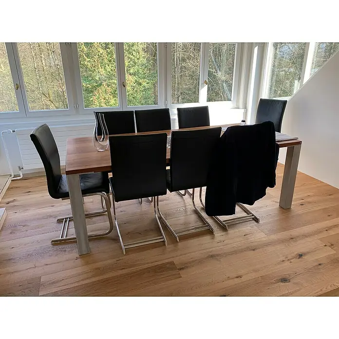 Fertigparkett Eiche Kufstein - L x B x S: 1.860 x 180 x 15 mm, Eiche, Landhausdiele - Stimmungsaufnahme