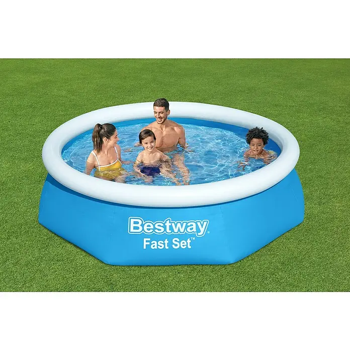 Bestway Bazen sa priborom Fast set - Ø x V: 244 x 61 cm, 1.880 l - Proizvod u upotrebi