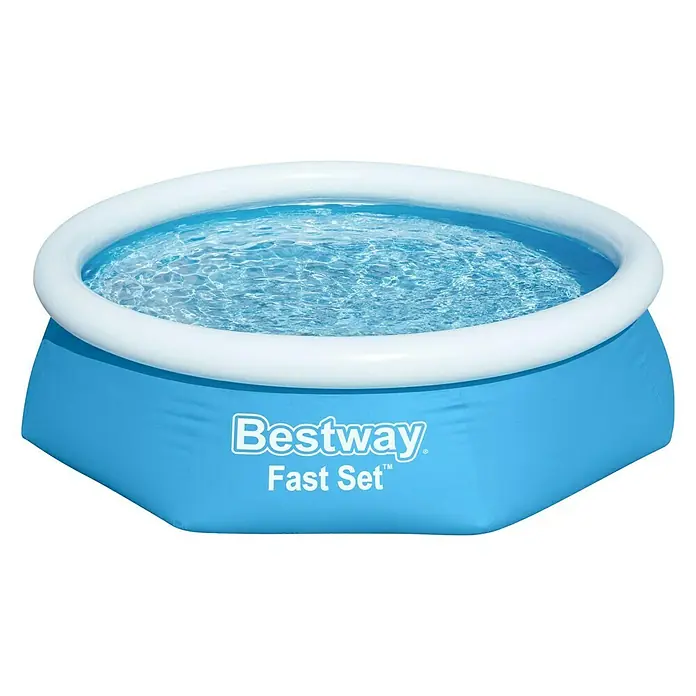 Bestway Bazen sa priborom Fast set - Ø x V: 244 x 61 cm, 1.880 l - Dijagonalni pogled