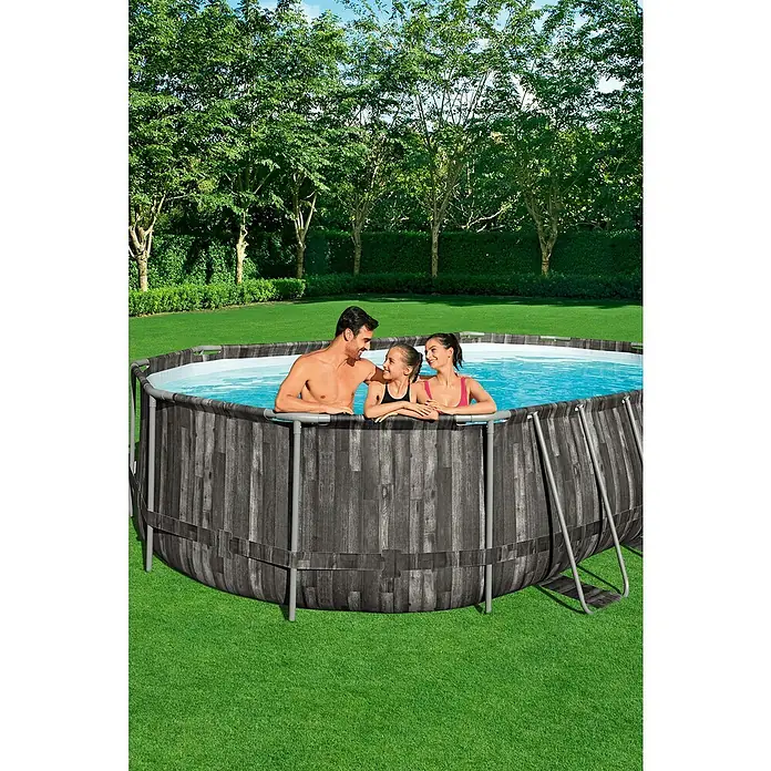Bestway Set za ovalni bazen Power Steel Oval -  - Proizvod u upotrebi