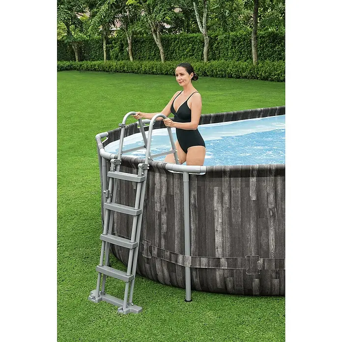 Bestway Set za ovalni bazen - D x Š x V: 732 x 366 x 122 cm, 20.241 l - Proizvod u upotrebi