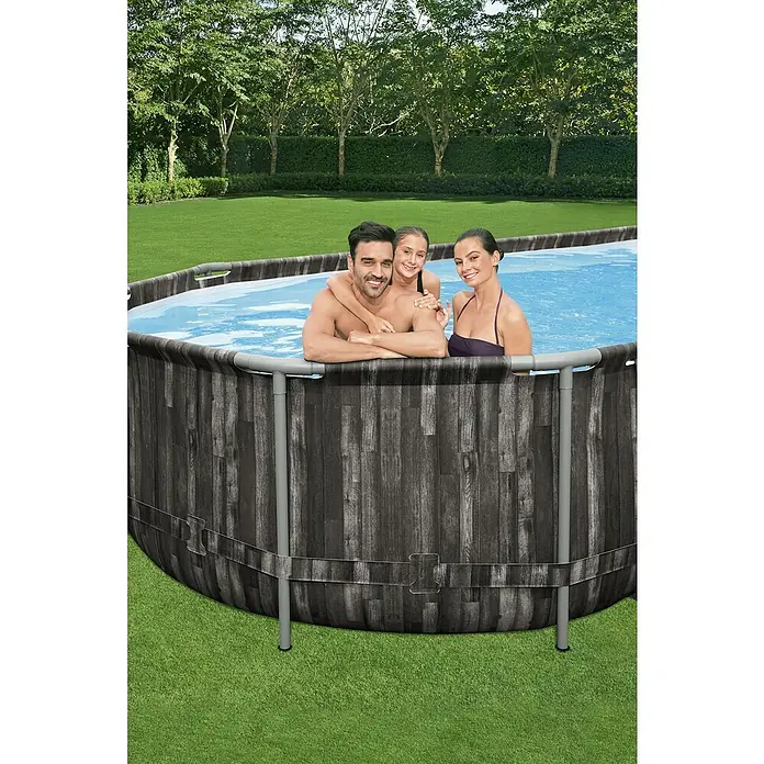 Bestway Set za ovalni bazen - D x Š x V: 732 x 366 x 122 cm, 20.241 l - Proizvod u upotrebi