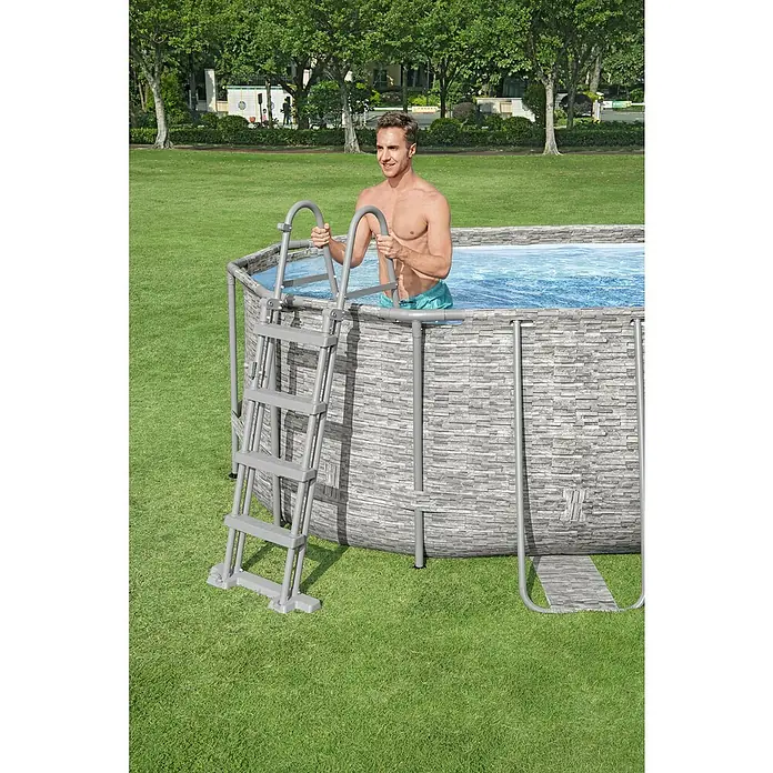 Bestway Bazen sa priborom Power Steel Svim Vista - 549 x 274 x 122 mm, 13.430 l - Proizvod u upotrebi