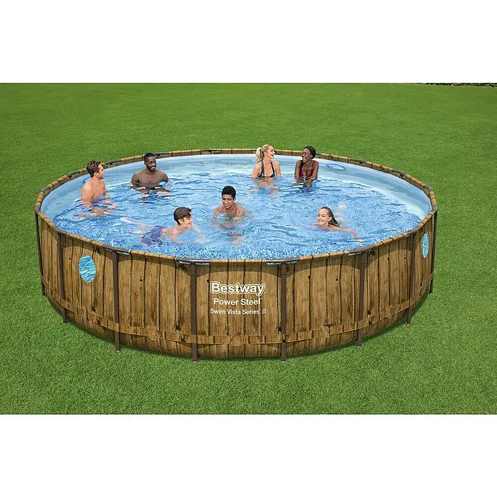 Bestway Bazen sa priborom Power Steel Swim Vista - Ø x V: 549 x 122 mm, 23.062 l - Proizvod u upotrebi