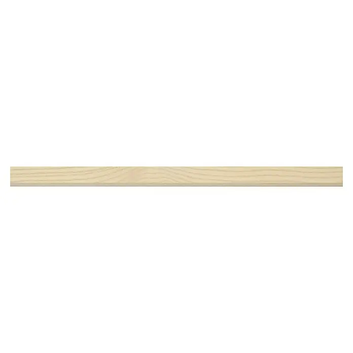 Završna letvica za akustične panele pepeljasto crne - D x Š x D: 300 x 2,7 x 1,9 cm, Pepeljasto crna - Pogled sprijeda