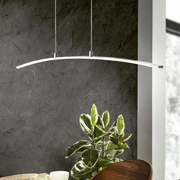 Eglo Style LED-Pendelleuchte Lasana - L x H: 90 x 100 cm - Bildausschnitt
