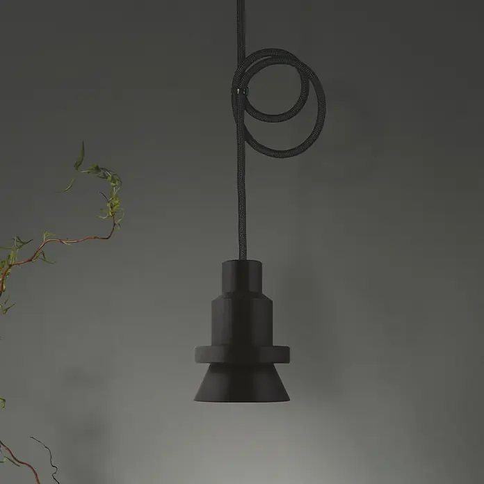 Ledvance LED-Pendelleuchte rund - Ø x H: 68 mm x 208,4 cm, Schwarz - Bildausschnitt
