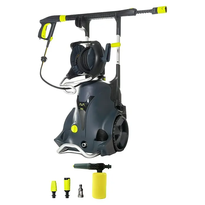 Ava Master Hochdruckreiniger P60 - 2.100 W, Max. Druck: 145 bar, Fördermenge: 500 l/h, 7 -tlg. - Diagonale Ansicht