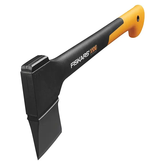 Fiskars Universele bijl X10 - S - Geschikt voor: Outdoor- en trekkingactiviteiten - Diagonaal zicht