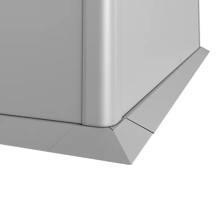 Biohort Mähkante - Passend für: Biohort Hochbeet 1 x 1, Silber metallic - Detailaufnahme