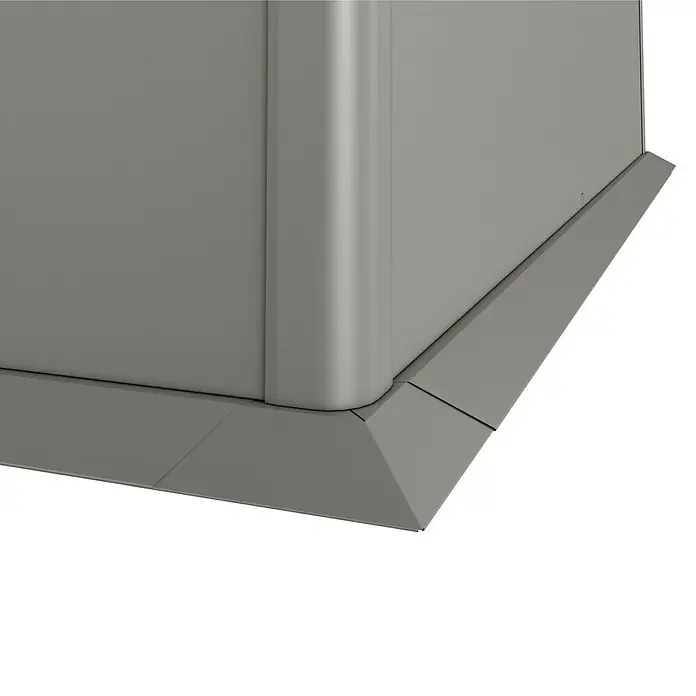 Biohort Mähkante - Passend für: Biohort Hochbeet L 2000, Quarzgrau Metallic - Detailaufnahme
