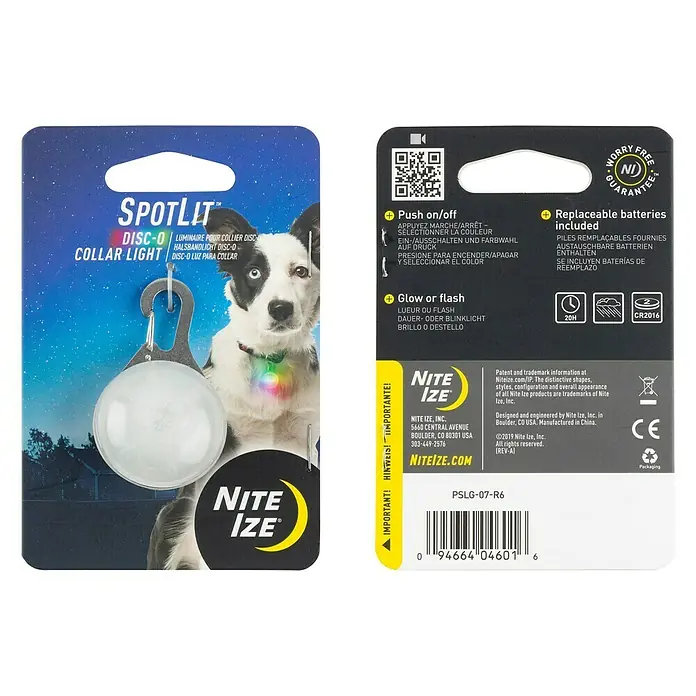 Nite Ize Karabinerleuchte - Mehrfarbig - Vorderansicht