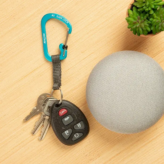 Nite Ize Karabinerhaken Slidelock Key Ring - Blau - Stimmungsaufnahme