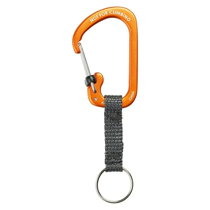 Nite Ize Karabinerhaken Slidelock Key Ring - Orange - Ansicht von oben