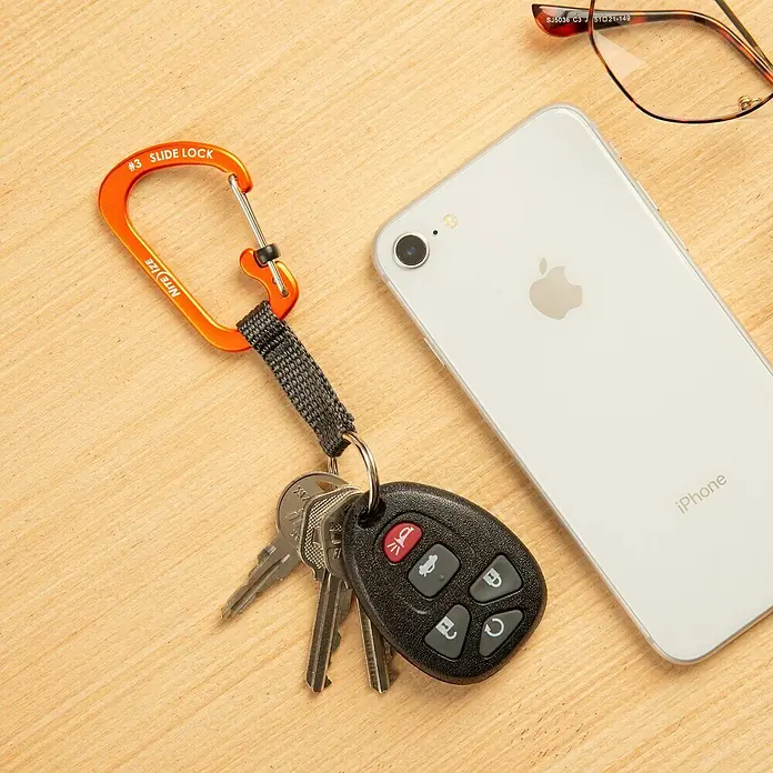 Nite Ize Karabinerhaken Slidelock Key Ring - Orange - Stimmungsaufnahme
