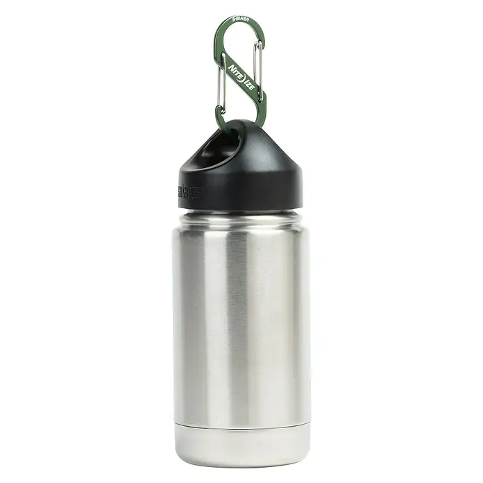 Doppelkarabiner S-Biner - Olivgrün - Vorderansicht