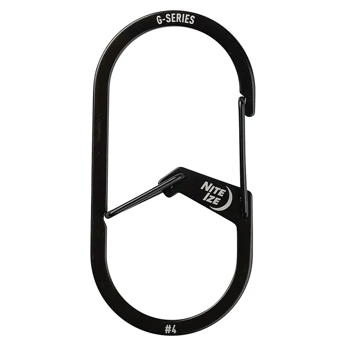 Nite Ize Karabinerhaken G-Series - Edelstahl - Vorderansicht