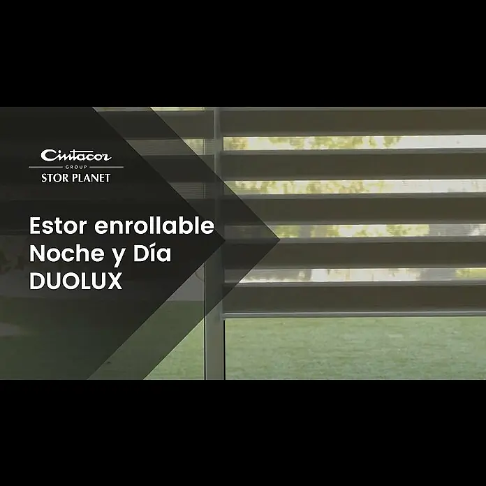 Estor noche y día Duolux - An x Al: 60 x 180 cm, Multicolor - Estor enrollable Noche y Día DUOLUX