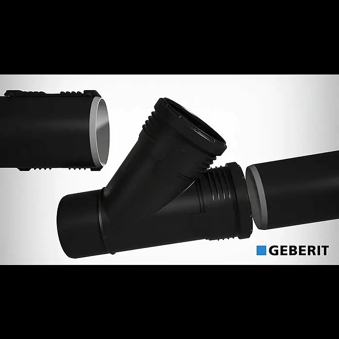 Geberit Silent PP-Bogen - DN 100, 30 ° - Geberit Silent-PP - Installation