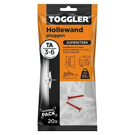 Toggler  Hollewandpluggen TA 3-6