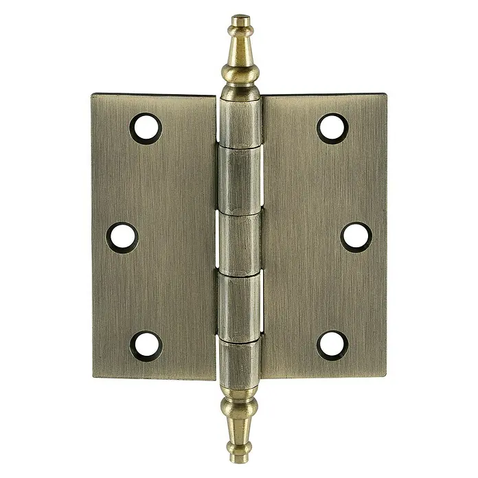 Scharnier met vaaskop verbronsd - l x b: 76 x 76 mm - Vooraanzicht