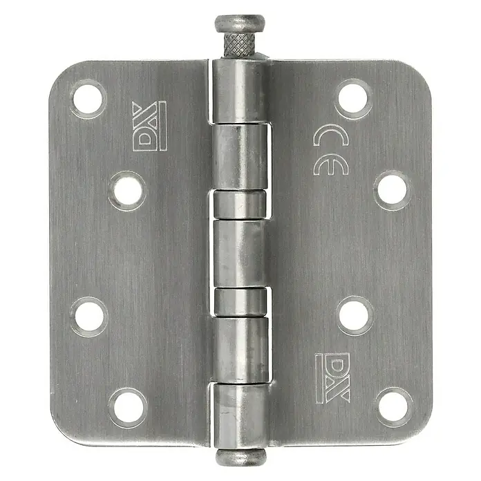 Scharnier verzinkt rond - l x b: 90 x 90 mm - Vooraanzicht