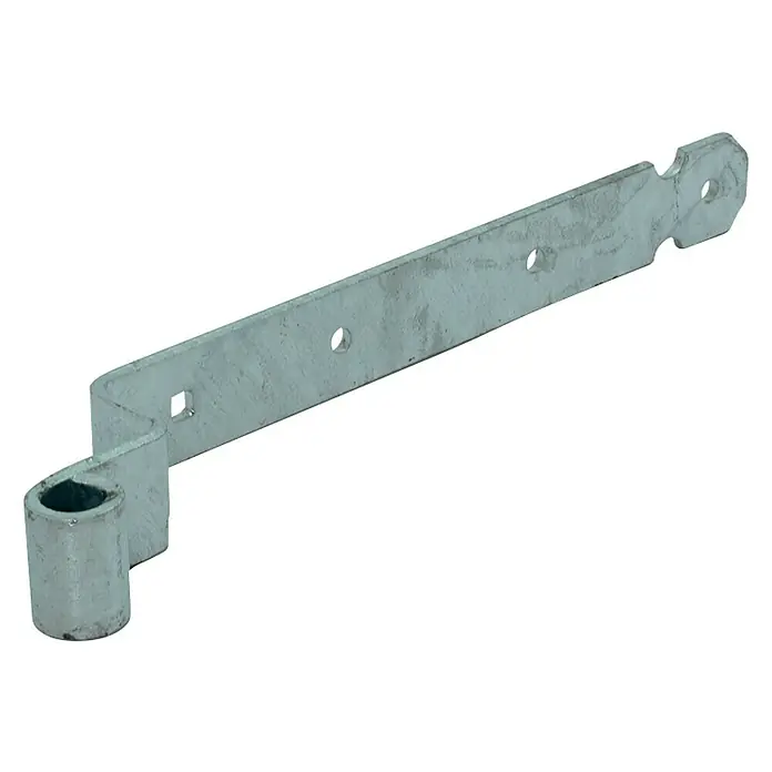 Duimheng met bocht verzinkt - 550 x 45 mm - Diagonaal zicht
