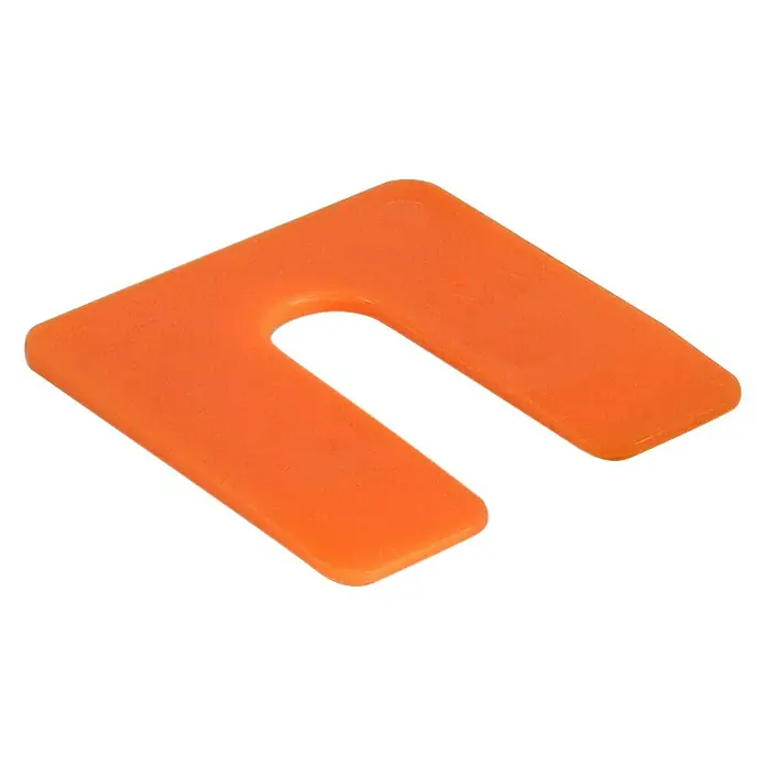 Uitvulplaten 2 mm kunststof - 48 st., Oranje - Diagonaal zicht