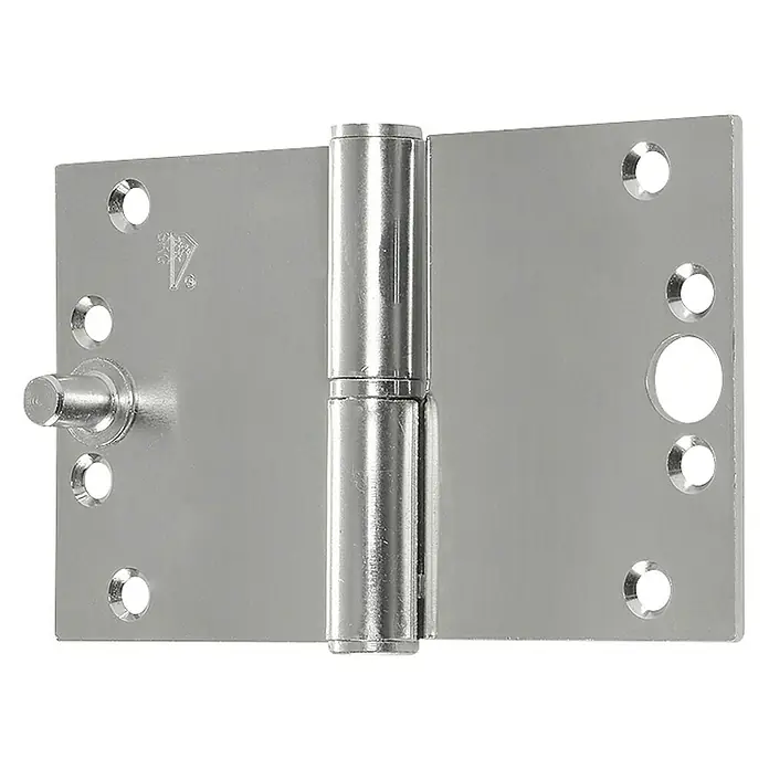 Paumellescharnier kantelaaf gegalvaniseerd - 89 x 150 mm, DIN-R - Diagonaal zicht