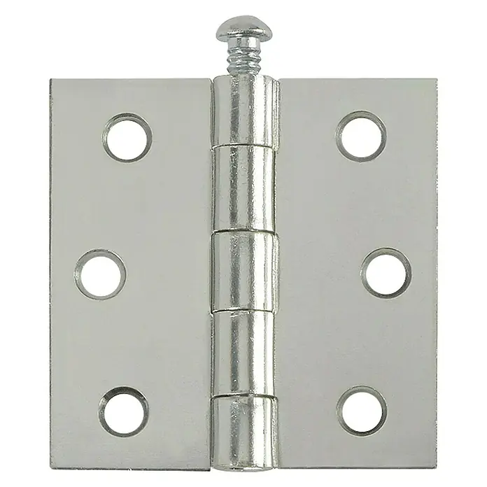 Scharnier met losse pen verzinkt - l x b: 63 x 63 mm - Vooraanzicht