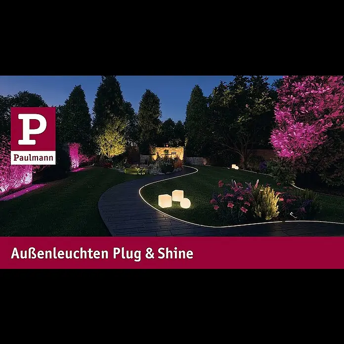 Paulmann Plug & Shine Verbindungskabel - Länge: 10 m, IP68 - Plug & Shine Außenleuchten von Paulmann Licht