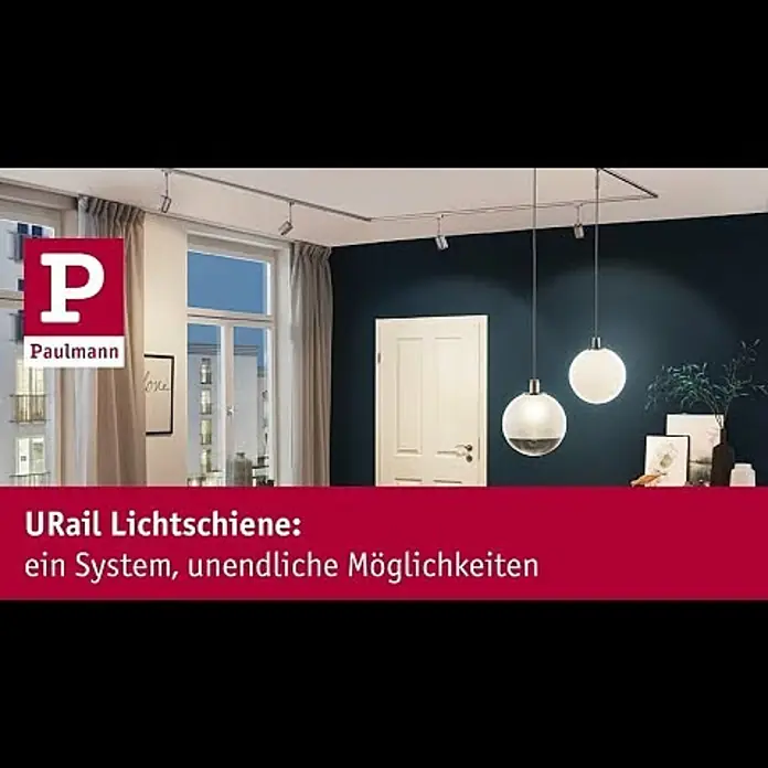 Paulmann URail Flex-Verbinder - Schwarz, Länge: 227 mm - LED-Schienensystem URail: dein Helfer für individuelle Lichtlösungen