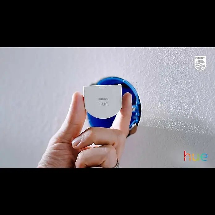 Philips Hue Funk-Schaltermodul - Passend für: Alle Philips Hue Lampen, 1 Stk. - So installierst Du Dein Philips Hue Wandschaltermodul