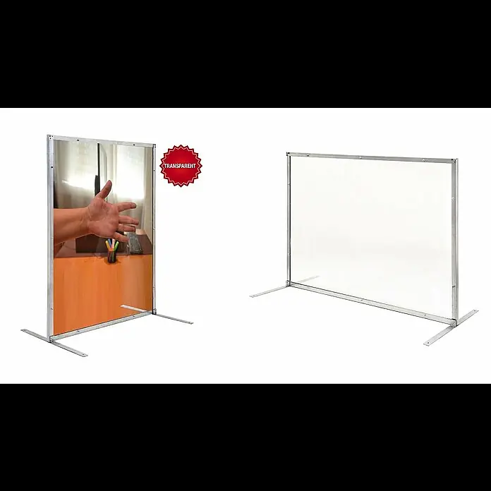 Simonrack Mampara de protección - An x Al: 74 x 98 cm, Plástico - simonrack