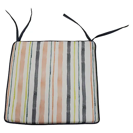 Cojín para silla Rayas multicolor