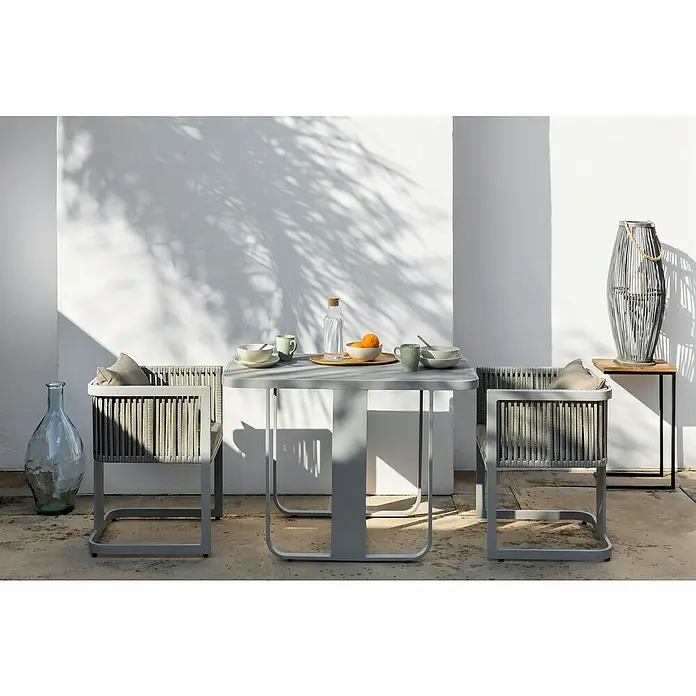 Conjunto de muebles Melody - 3 piezas, Gris - Foto ambiente