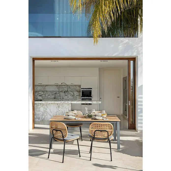 Sunfun Carina Mesa de jardín - L x An: 180 x 100 cm - Foto ambiente
