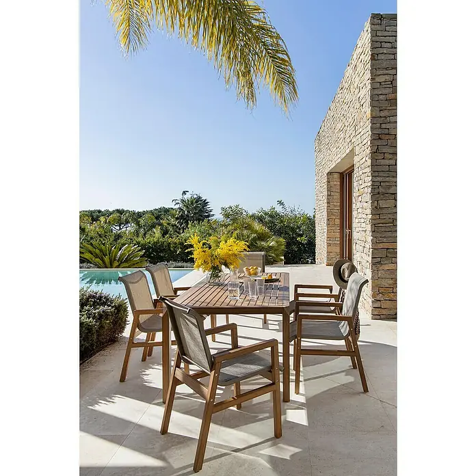 Conjunto de muebles Flavium - 7 piezas, Teca - Foto ambiente