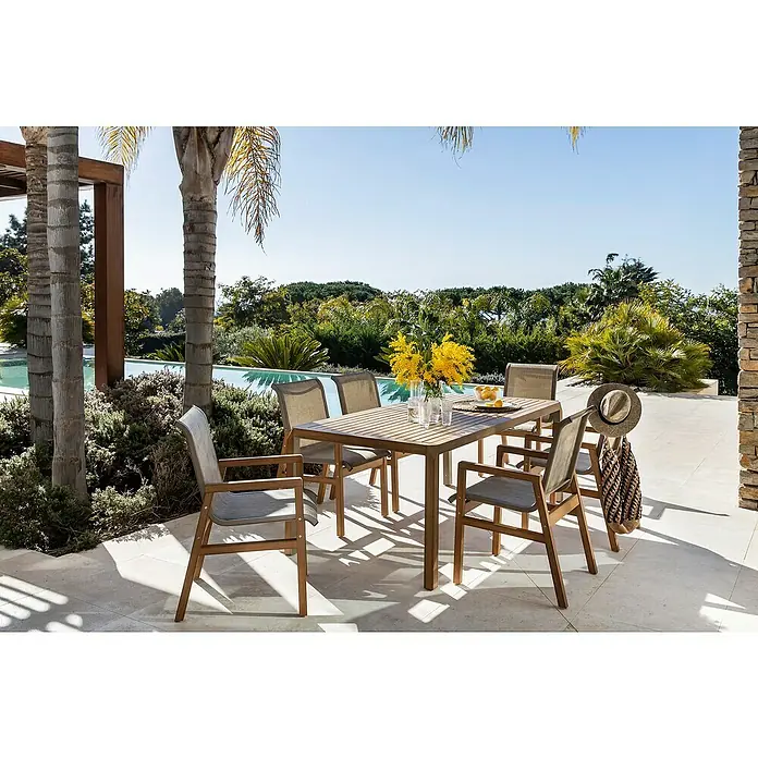 Conjunto de muebles Flavium - 7 piezas, Teca - Foto ambiente
