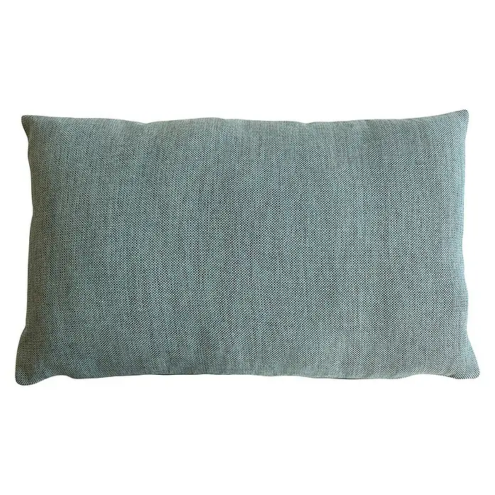 Cojín Eco Green - Turquesa, 30 x 50 cm, 76 % algodón, 24 % poliéster - Vista frontal