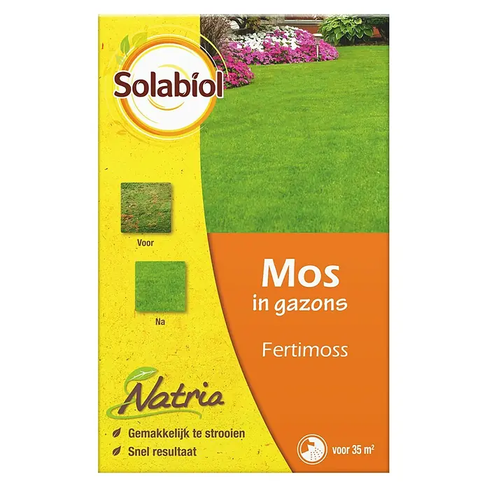 Solabiol Mosvrij gazon Fertimoss - 2,8 kg - Vooraanzicht