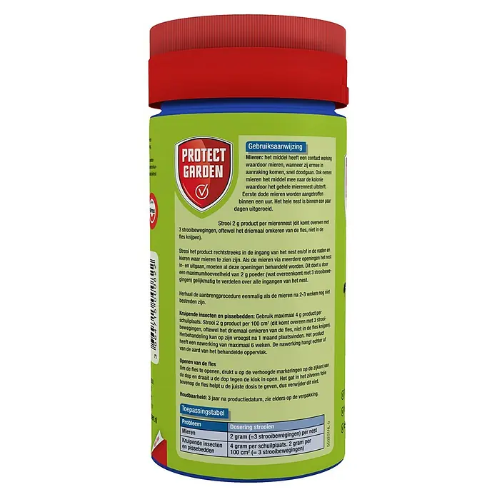 Protect Garden Mierenmiddel - 250 g, Poeder - Achteraanzicht