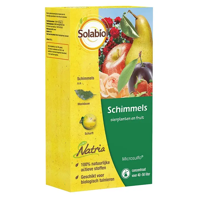 Solabiol Schimmelbescherming Natria Microsulfo - 200 g - Diagonaal zicht