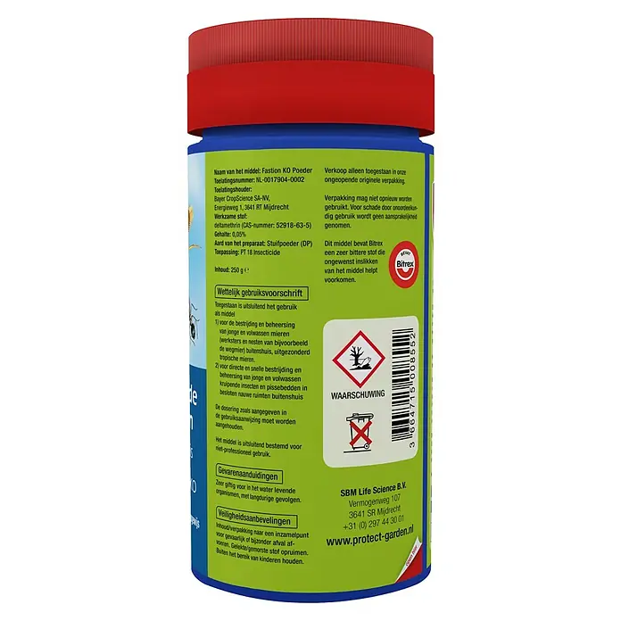 Protect Garden Insectenverdelger Fastion KO - 250 g - Achteraanzicht