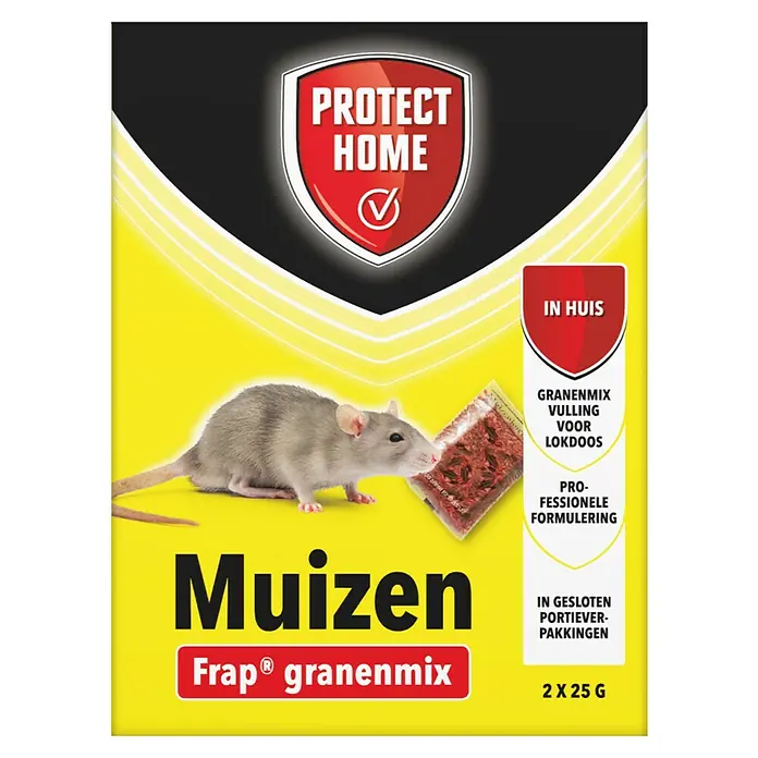 Protect Home Muizenlokaas, porties Frap granenmix - 2 stk. - Vooraanzicht