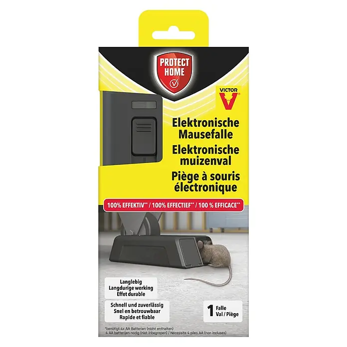 Protect Home Muizenval elektronisch - Muizenbestrijdingsmiddelen, 1 stk. - Vooraanzicht