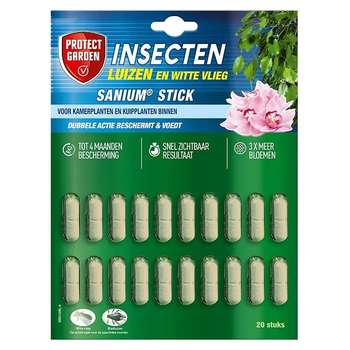 Protect Garden Insectenverdelger Sanium stick - 20 stk., Sierplanten - Vooraanzicht
