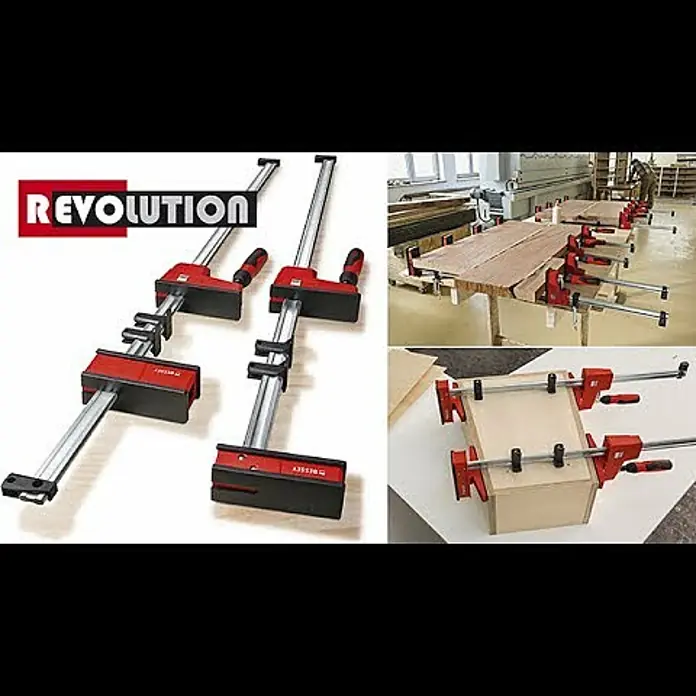 Bessey Korpuszwinge REVO KRE 1000/95 - 1.000 mm, Ausladung: 95 mm - Produktvideo Revo