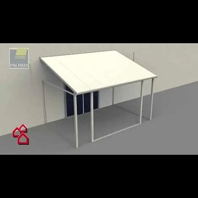 Palram – Canopia Wintergarten San Remo - B x T x H: 5,46 m x 3 m x 3,1 m, Anthrazitgrau - Der Aufbau des Wintergartens San Remo von Palram - BAUHAUS TV